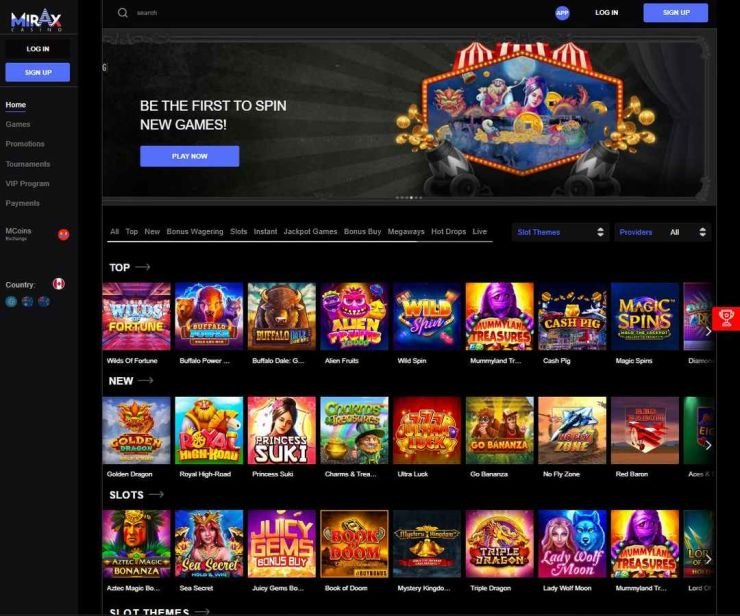 Mirax - Mirax Casino : Une expérience de jeu sécurisée au Canada